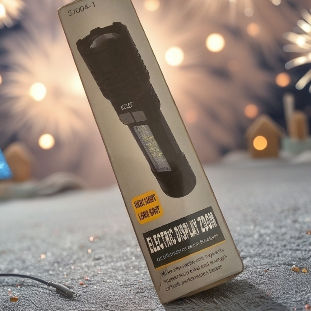 Electric Display Zoom Flashlight